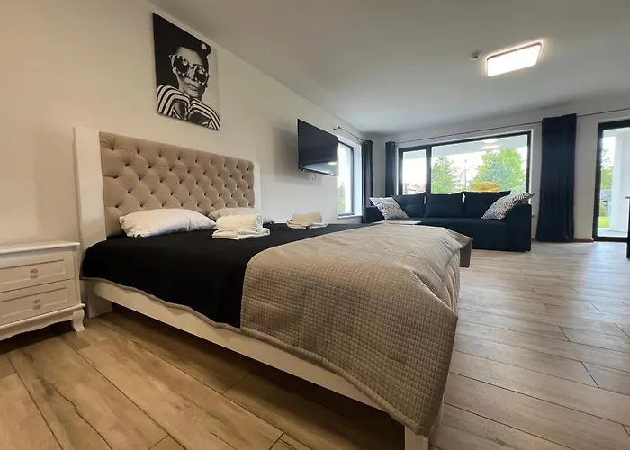 I Wypoczynkowe Z Jacuzzi Lidzbark 公寓 Lidzbark Welski